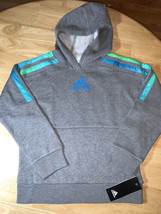Large adidas Big Boys Bold Printed 3-Stripes Pullover Hoodie BNWTS $45.00 - $29.99