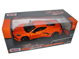 2020 Chevy Corvette Stingray Motormax 1:24 Scale Orange Diecast Car NEW IN BOX - £13.15 GBP