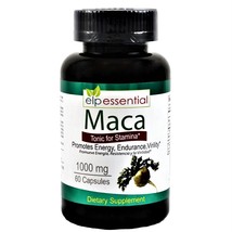 8ELP Essential Maca, Energy, Endurance, Virility 1000 mg 60 Capsules - £16.66 GBP