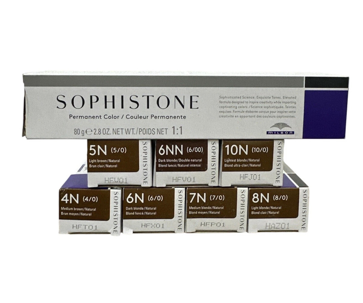Milbon SOPHISTONE Permanent Hair Color 2.8 OZ NIB - $23.94