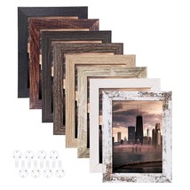 4X6 Picture Frames Set Of 8, Rustic Picture Frames Multi Wood-Color,Vertical And - £28.73 GBP