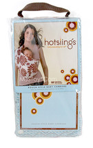 NEW Hotslings Designer Pouch Style Baby Carrier Blue Hearts Sling Wrap Size 2 - £35.54 GBP