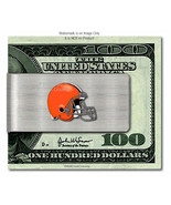 CLEVELAND BROWNS STAINLESS STEEL MONEY CLIP FOOTBALL SPORT HELMET HOT! F... - £15.72 GBP