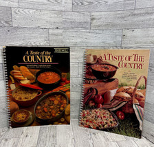 A Taste Of The Country 2nd Edition And 6th Edition Cookbooks - £14.98 GBP