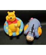 Vintage 90s Disney Eeyore &amp; Winnie the Pooh Bathtub Squirting Rubber Duc... - $41.45 CAD