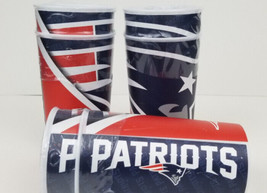 New England Patriots 22oz Pint Glasses Wholesale 16 Total Pint Cups Lot of 8 - £11.69 GBP
