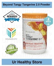Beyond Tangy Tangerine 2.0 Citrus Peach Fusion [2 PACK] Youngevity BTT *REWARDS* - £95.34 GBP