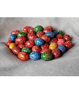 Set of 50 Small Easter Wooden eggs Pysanky Pysanka Handmade Gift Present... - $56.46
