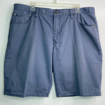 Gap Mens 38 Wintry Waters Chino Shorts 5 Pocket Flat Front Mid Rise 10 I... - $22.39