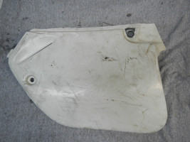 LEFT HAND SIDE COVER NUMBER PLATE 1993 93 HONDA CR250R CR250 CR 250 250R R - £10.67 GBP