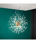 Modern Chandeliers Firework Dandelion Sputnik Chandelier Crystal, Gold 8... - £49.59 GBP