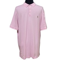 Polo Ralph Lauren Pink Classic Fit Polo Shirt Pony Logo Size Large - $14.99