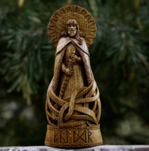 Baldr statue, God viking god Wood carved Pagan paganism, God Altar sculpture - £78.22 GBP