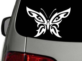 Tribal Butterfly Vinyl Decal Car Wall Window Sticker Choose Size Color - £2.22 GBP+