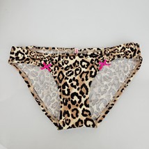 Victoria&#39;s Secret Vintage 2013 PINK Leopard Extra Low Rise Bikini Pantie... - $53.46