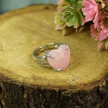 Valentine Love Gift Ring Gemstone Adjustable Rings, Amethyst, Black tourmaline e - £24.17 GBP