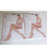 2 Hane Leg Boost cellulite smoothing pantyhose Style BB0001 Size IJ Bare... - $455.75 MXN