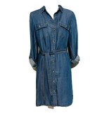 Gap Blue Denim Long Sleeve Dress With Belt Size XS - $48.02 CAD