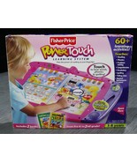 FISHER PRICE Pink Purple POWER TOUCH Learning System with BOX Sesame Street - £39.08 GBP