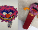 Vintage Animal Muppets 3&quot; Patch and 2004 Henson 8&quot; Bookmark Drummer - $17.34
