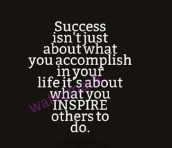 &quot;Success Isn&#39;t Just About What You Accomplish In Your ...&quot; Quote Publicity Photo - £6.46 GBP