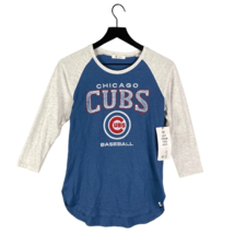 Chicago Cubs Brand '47 Shirt MLB Long Sleeve Womens Size Small Blue T-Shirt New - £14.24 GBP