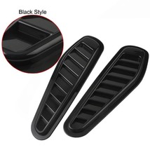 Ersal carbon fiber black car hood decorative air flow intake hood air flow intake cover thumb200