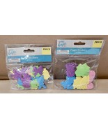 Easter Foam Stickers 2pks 80 Total Stickers Glitter Rabbits Chicks Etc N... - $66.44 MXN
