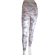 Fabletics Boost PowerHold High-Waisted 7/8 Pink Gray Camo Size Medium - $17.81