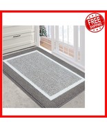Grey Doormat 32x40” – Absorbent, Non-Slip, Ideal for Families with Pets - $1,147.34 MXN