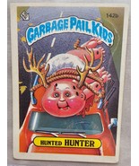 Garbage Pail Kids 1986 Series 4 Hunted Hunter #142b Die-Cut Error - $93.50