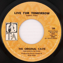 The Original Caste – One Tin Soldier / Live For Tomorrow - 45 rpm 7&quot; Single 186 - £5.60 GBP