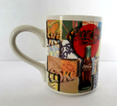 Coca-Cola Mug Cup multi-picture advertising 14oz. vintage 1997 Gibson - £3.90 GBP