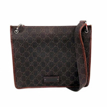 Gucci Gg Canvas Shoulder Bag 91762 Women Brown One Size - $343.90