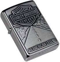 Zippo Lighter 20229 - Harley Davidson Motor Cycles American Legend Bar &amp;... - £34.63 GBP