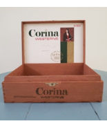 Vintage Corina Westerns &quot;The Queen of Mild Cigars&quot; Cigar Box - €8,51 EUR