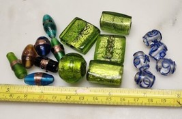 17 Handmade Lampwork Glass Beads  - £15.54 GBP