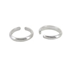 Sterling Silver Sleek Band Ear Cuff Earring, One Piece - $8.99
