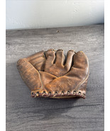 Rawlings G350 Kirby &quot;Hig&quot; Higbe Floating Heel Leather Glove Rare 1940&#39;s - $195.39
