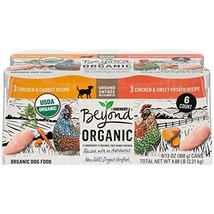 Purina Beyond Natural, Pate, High Protein Wet Dog Food Organic Chicken Recipes - $39.59