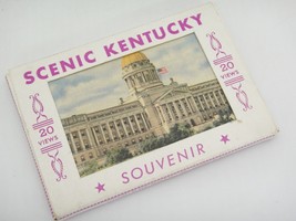 Scenic Kentucky Souvenir Cards Twenty Views in Folder 2.5&quot; x 3.5&quot; Info o... - $3.75