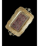 Vintage Brass and glass mosaic tray - $249.00