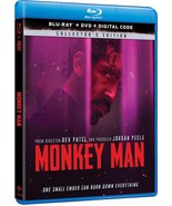 Monkey Man - Collector&#39;s Edition Blu-ray + DVD + Digital Blu-ray  NEW fr... - $19.79