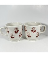 Fishs Eddy Famous Republicans Ceramic Coffee Mug Bush Hoover Nixon Agnew... - $35.79 CAD