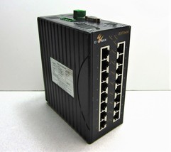 Etherwan EX73400-00B 16*10/100TX Hardened Managed Switch 16 Port - $313.39