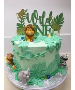 Safari Jungle WILD ONE Cake Topper || Safari Jungle Theme Cake Topper - $11.00