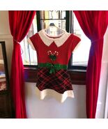 Celebrate Together girls Christmas Sweater Tunic Dress Size XXS (4-5) ca... - $29.69