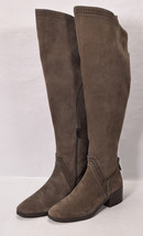 Vince Camuto Karinda Over The Knee Boots Gray Leather Us Size 10 B New - $99.00