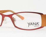 Yana BoDe Design 2084 76 Burgundy /Copper Brown UNIQUE RARE EYEGLASSES 5... - $73.79