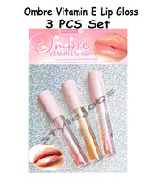 Beauty Treats Ombre Vitamin E Lip Gloss Treatment 3 PCS Set - $7.81